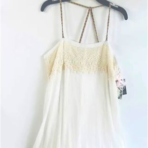 Description:  Chelsea & Violet Sundress XL Girls Natural Lace Cruise Wedding